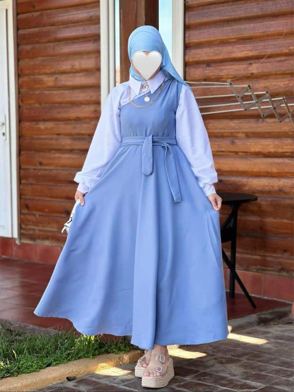 فستان إطلالة راقية بحزام